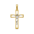 Dije Cruz Cristo Oro 18k