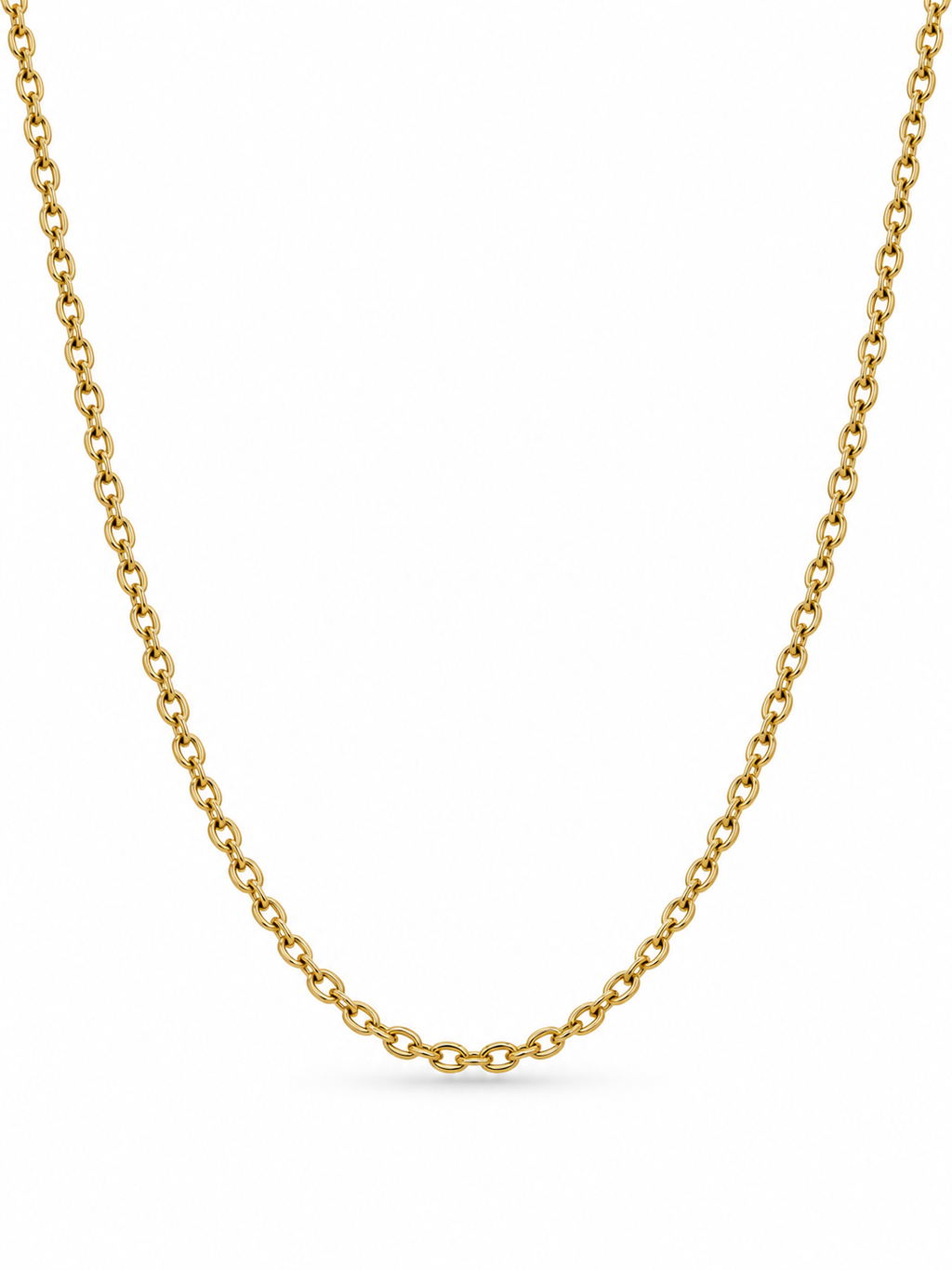 Cadena Ancora Oro 18k Mujer