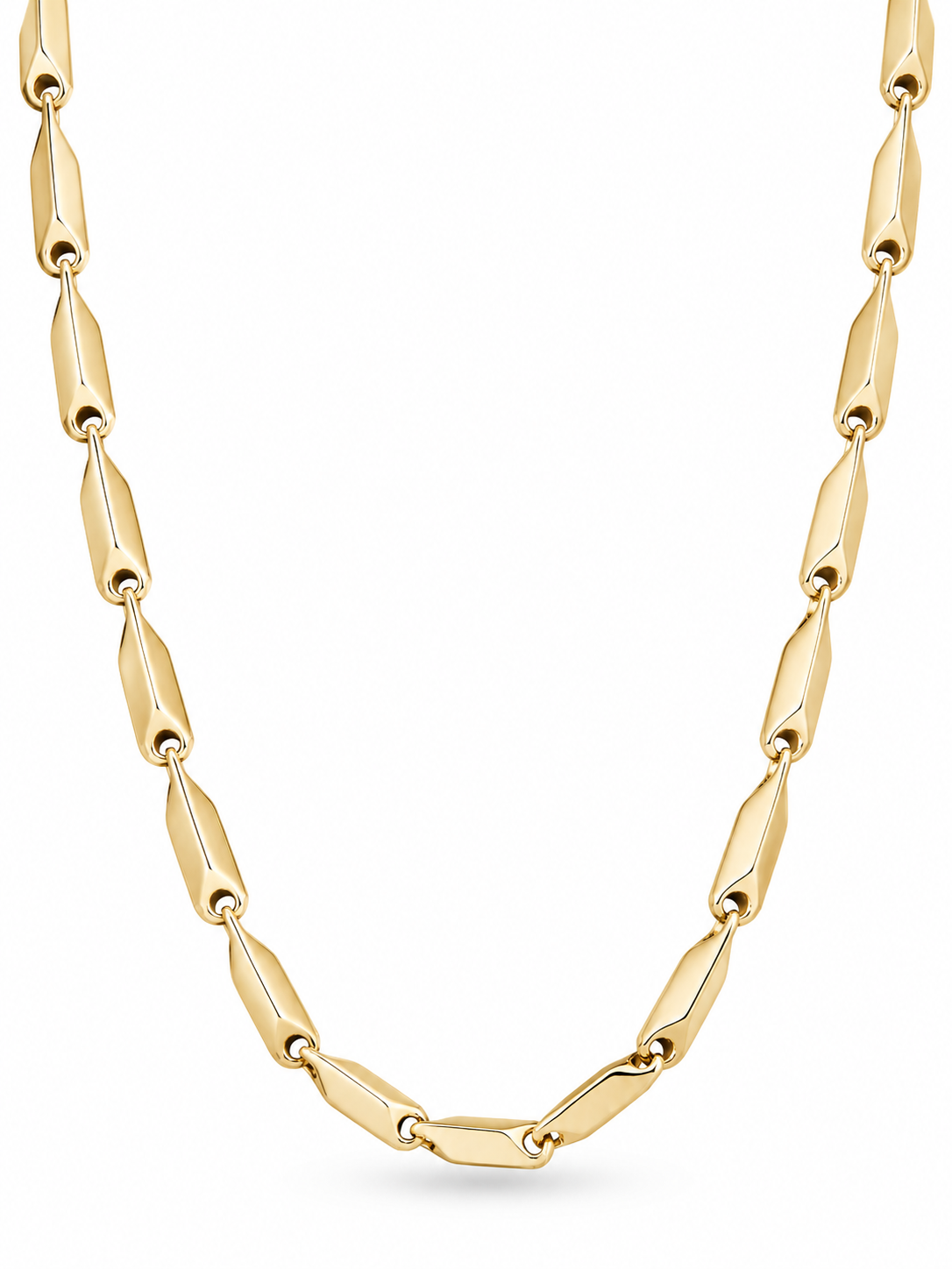 Cadena Militar Hombre Oro Laminado