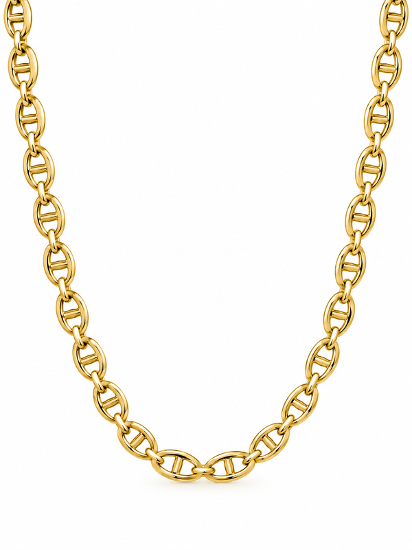 Cadena Puma Oro 18k Hombre