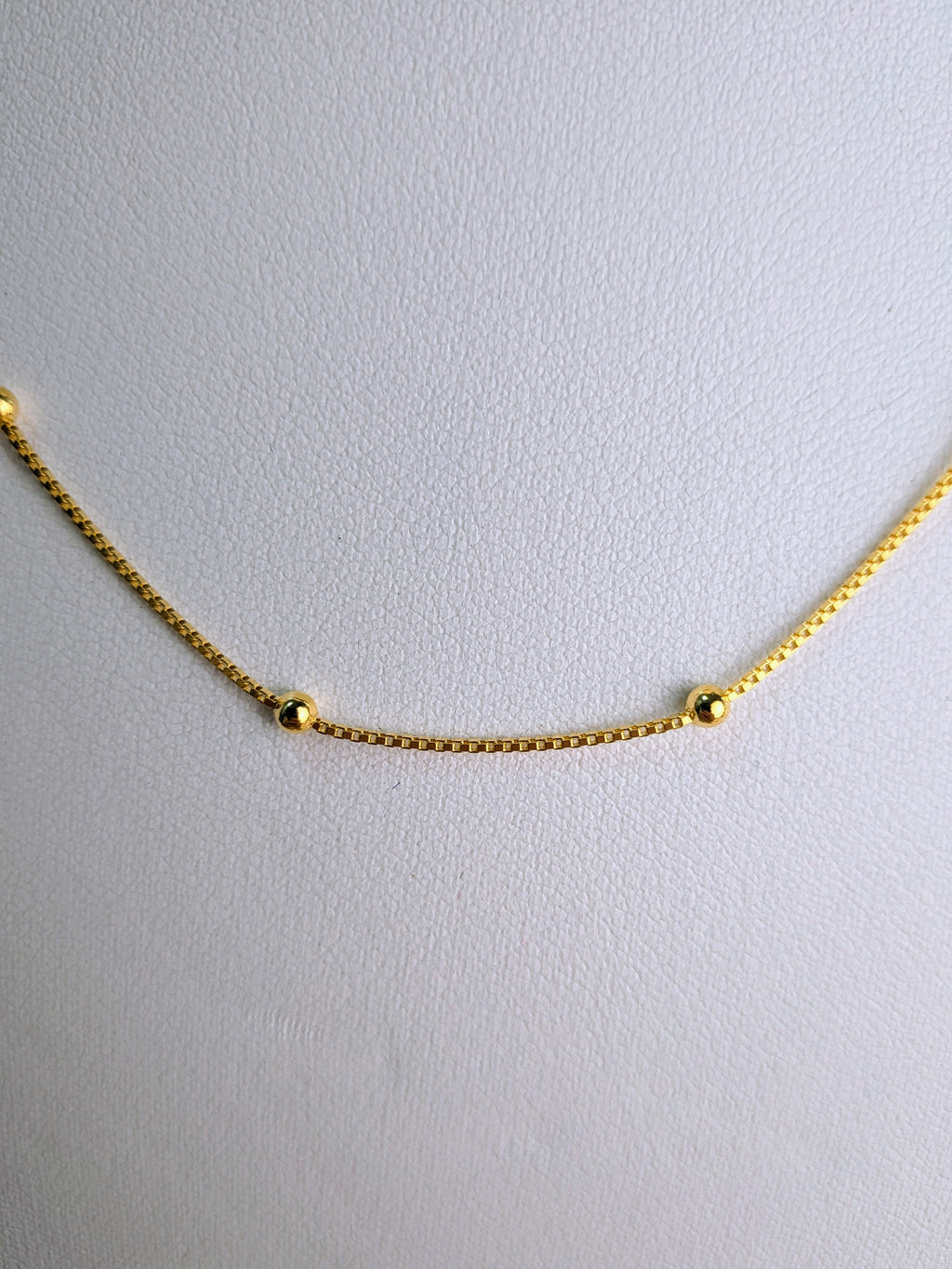 Cadena Veneciana Balín Mujer Oro Laminado