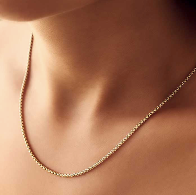Cadena Veneciana Mujer Oro Laminado
