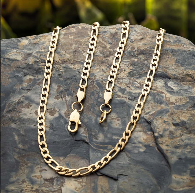 Cadena Cartere Hombre Oro Laminado