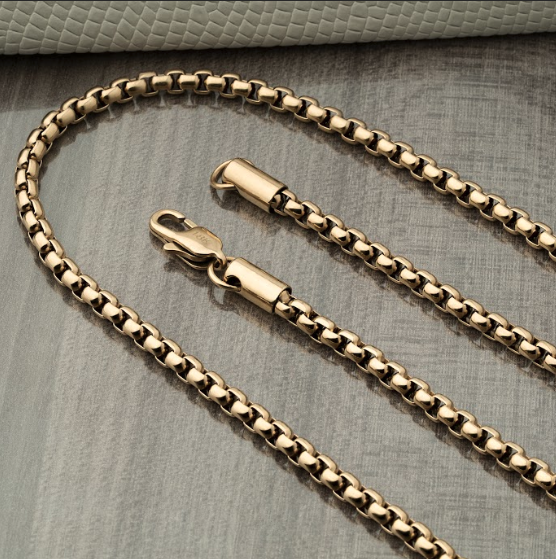 Cadena Veneciana Hombre Oro Laminado