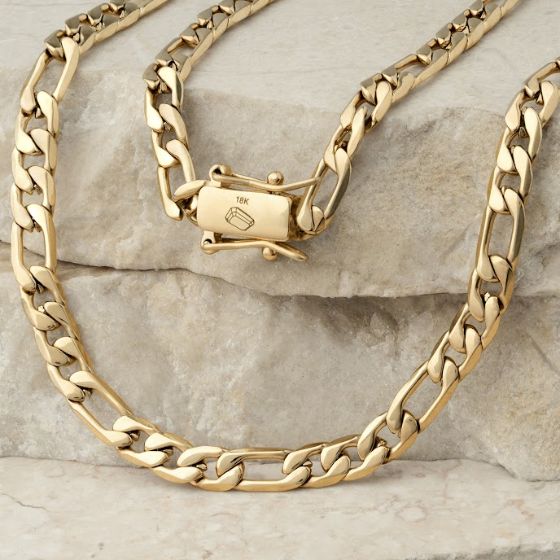 Cadena Cartere Hombre Oro Laminado