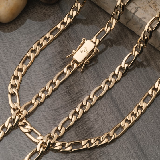 Cadena Cartere Hombre Oro Laminado