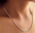 Cadena Serpiente Mujer Oro Laminado