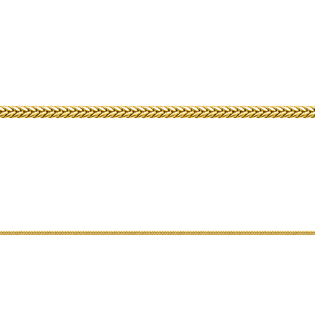 Cadena Cola de Zorro Oro 18k Mujer