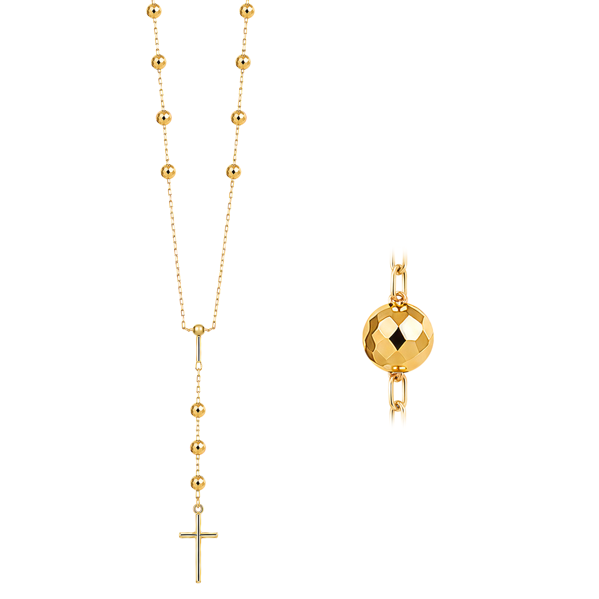 Denario Amarillo Pequeño Oro 18k