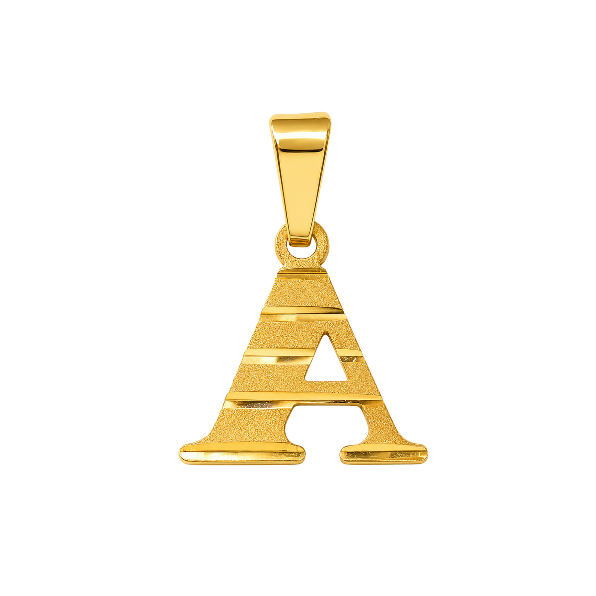 Dije A Acanalada Oro 18k