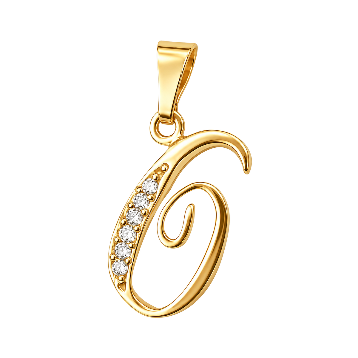 Dije O Cursiva Oro 18k