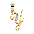 Dije Y Cursiva Oro 18k
