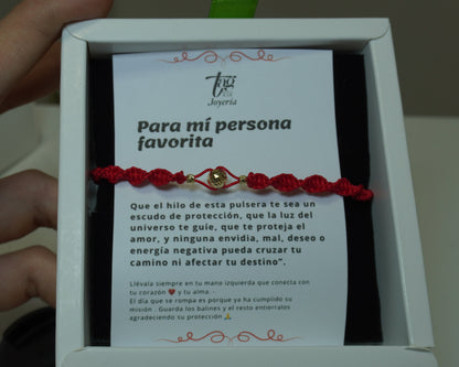 Pulsera Tejida ADN Oro 18k