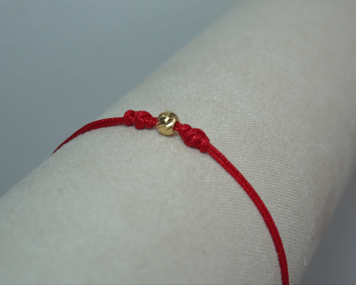 Pulsera Tejida Solitaria Oro 18k