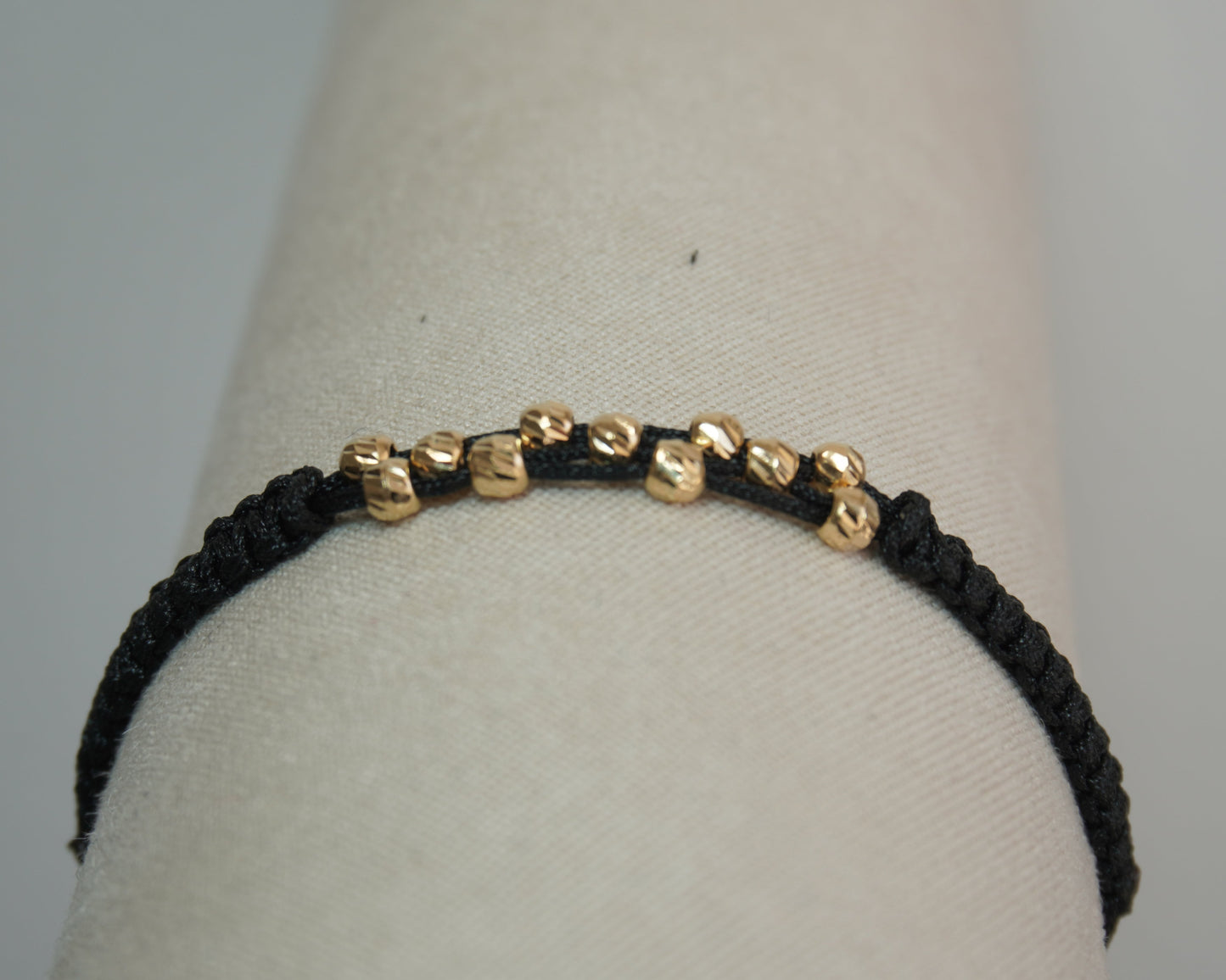 Pulsera Tejida Abundancia Oro 18k
