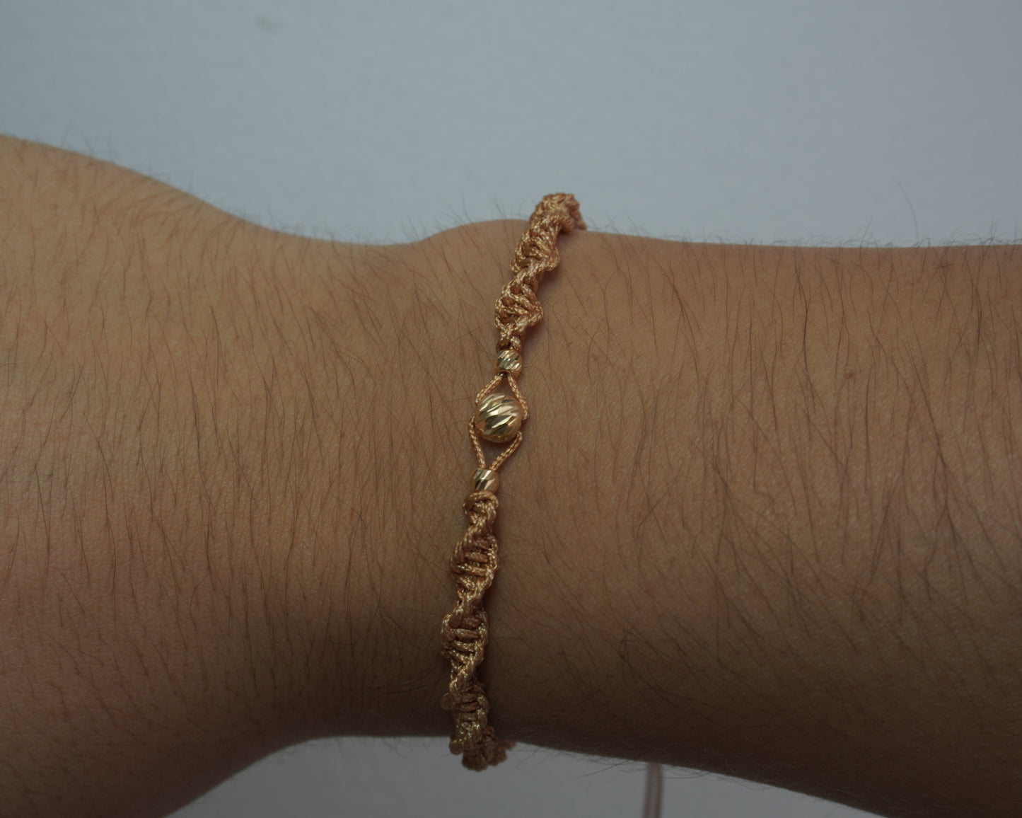 Pulsera Tejida ADN Oro 18k