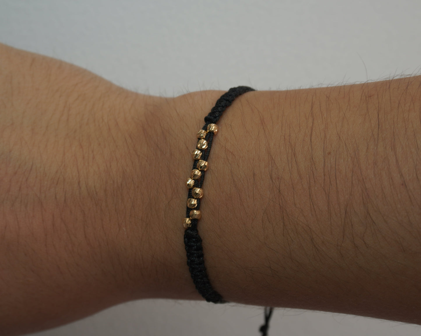 Pulsera Tejida Abundancia Oro 18k