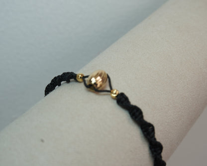 Pulsera Tejida Barril Diamantado Laminado