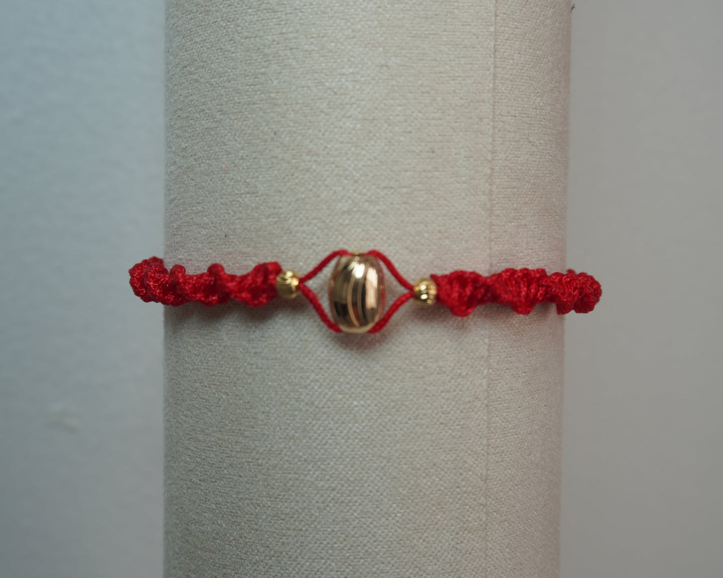 Pulsera Tejida Barril Diamantado Laminado