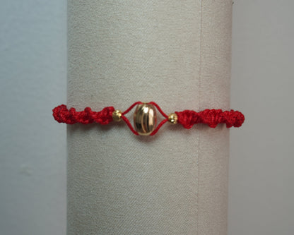 Pulsera Tejida Barril Diamantado Laminado