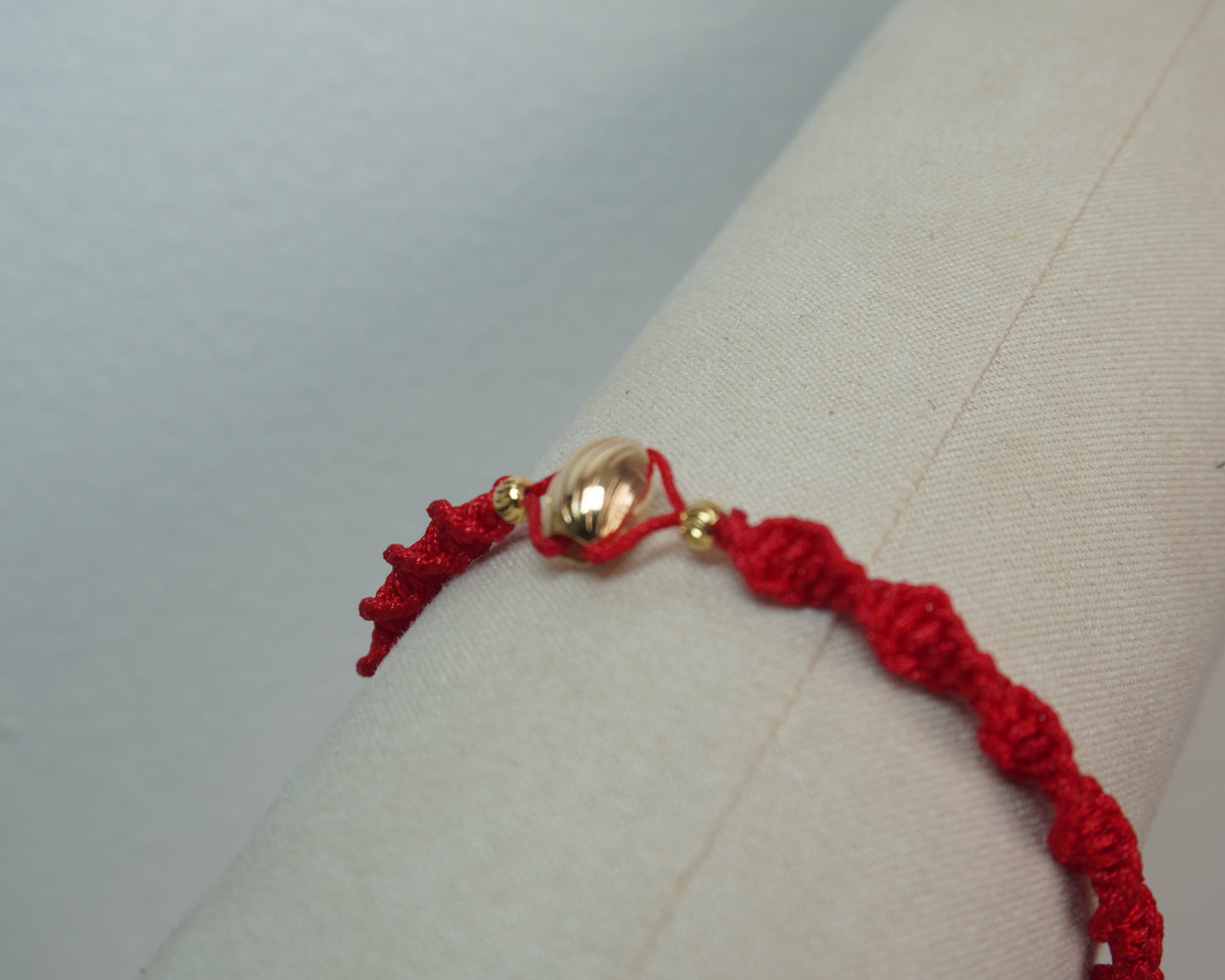 Pulsera Tejida Barril Diamantado Laminado