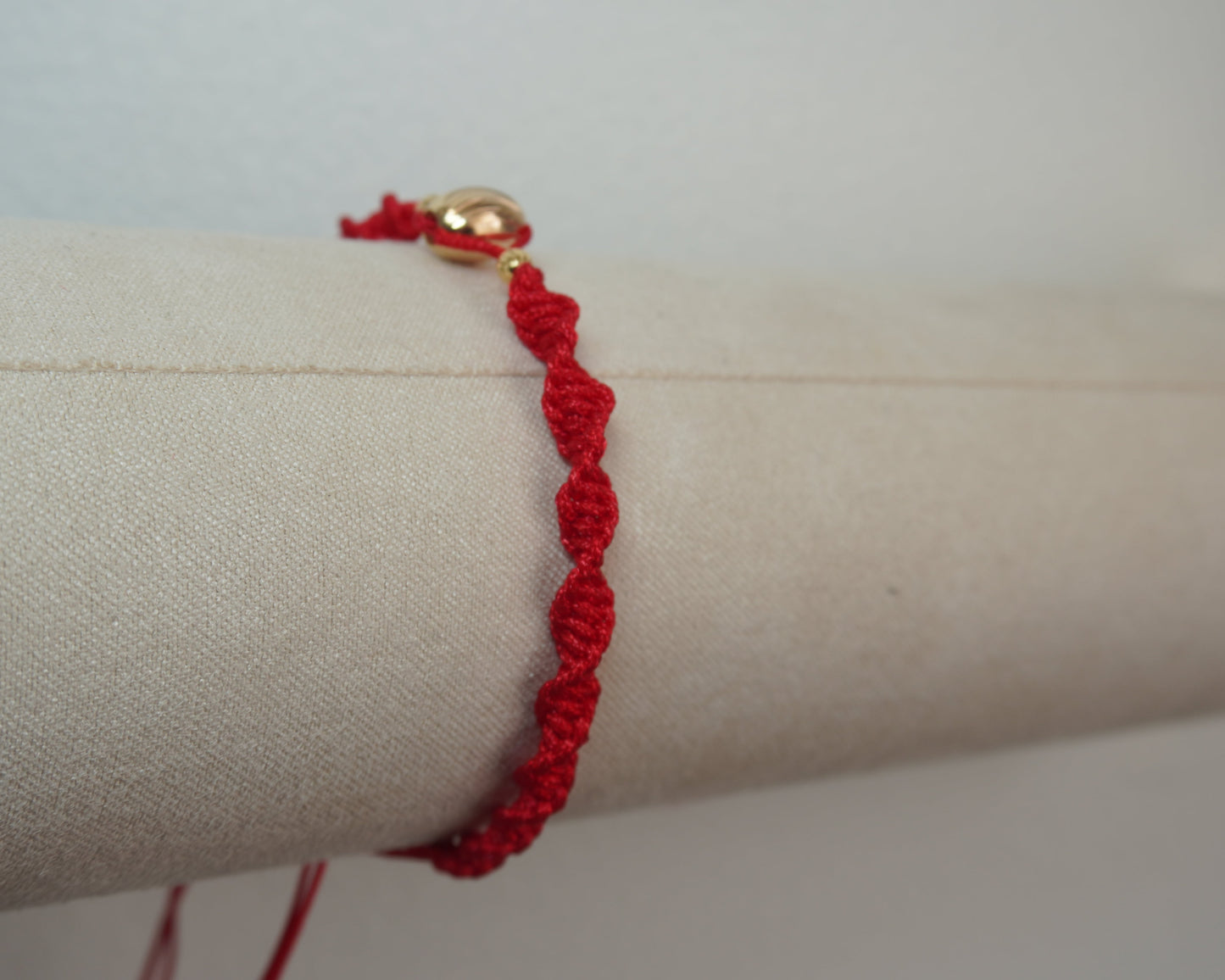 Pulsera Tejida Barril Diamantado Laminado