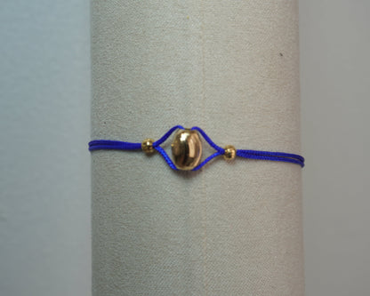 Pulsera Tejida Barril Diamantado Laminado