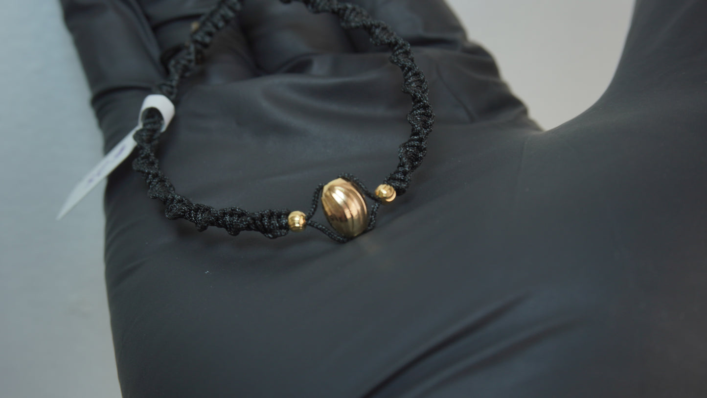 Pulsera Tejida Barril Diamantado Laminado