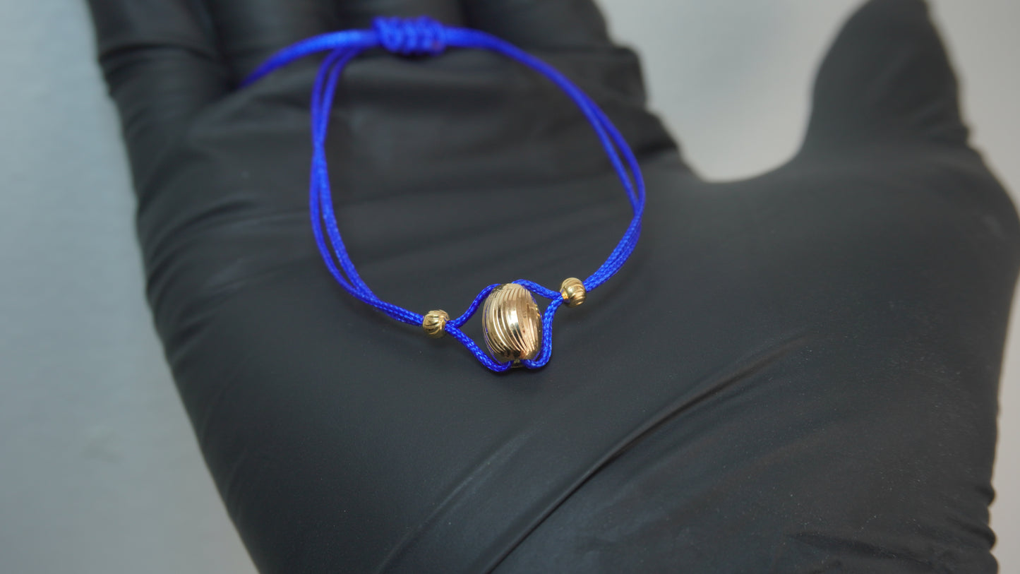 Pulsera Tejida Barril Diamantado Laminado