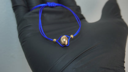 Pulsera Tejida Barril Diamantado Laminado