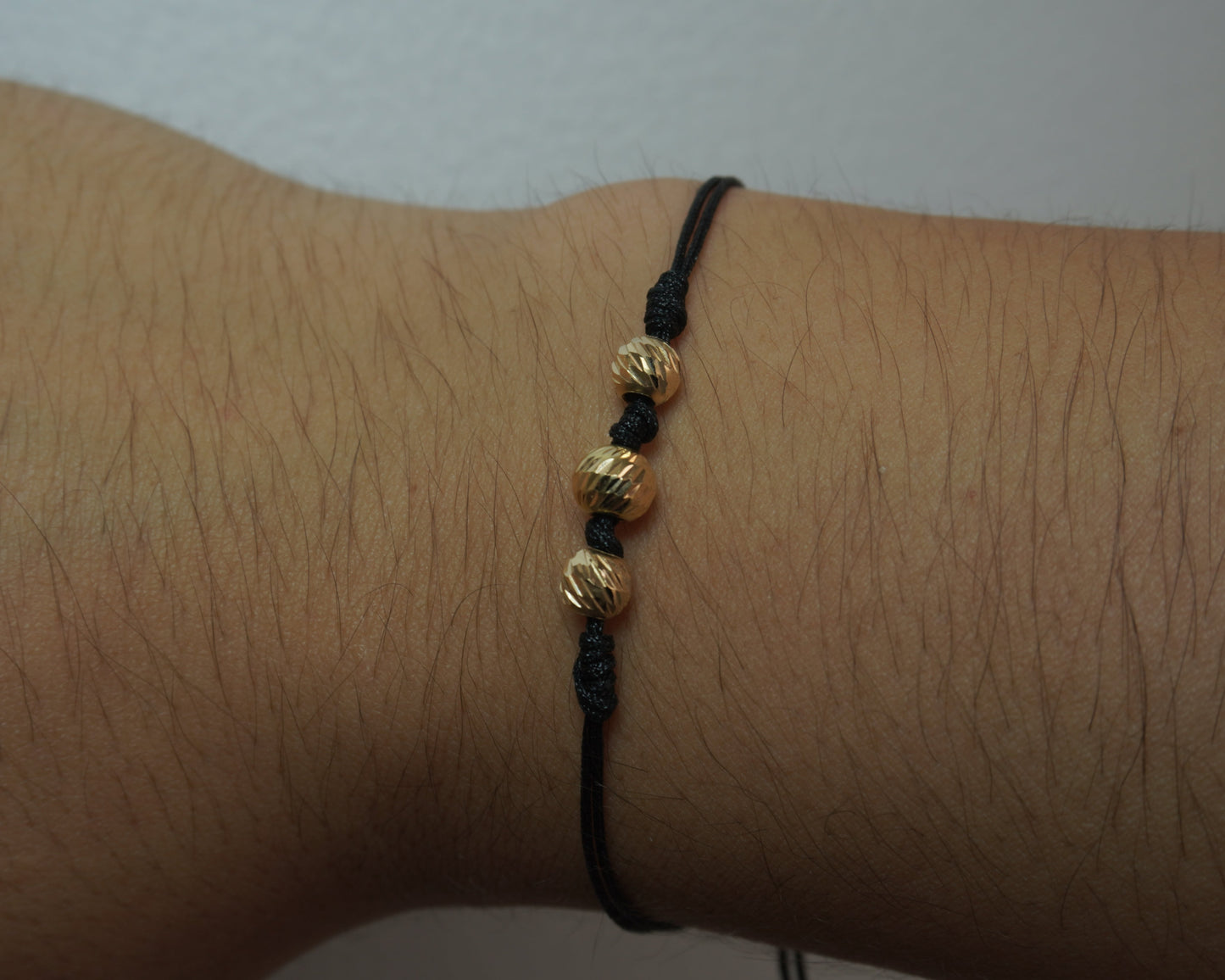 Pulsera Tejida Triologia Oro 18K