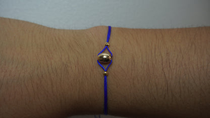 Pulsera Tejida Barril Diamantado Laminado