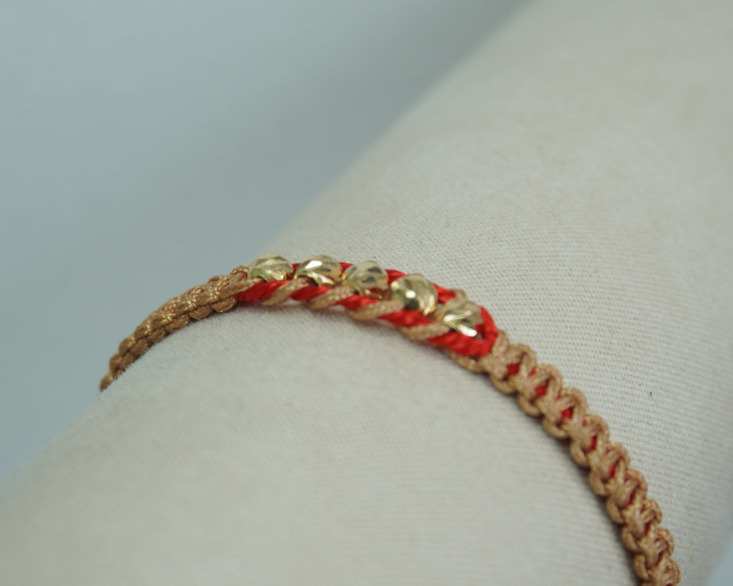 Pulsera Tejida Equilibrio Oro 18K