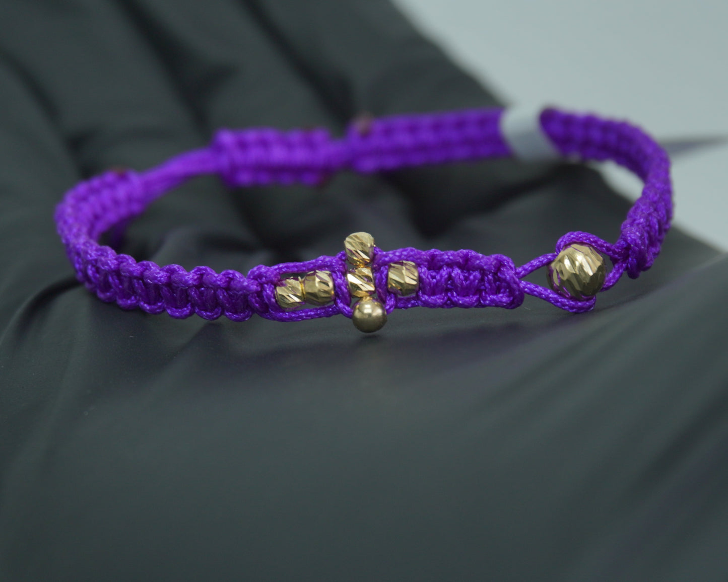 Pulsera Tejida Armonía Oro 18K