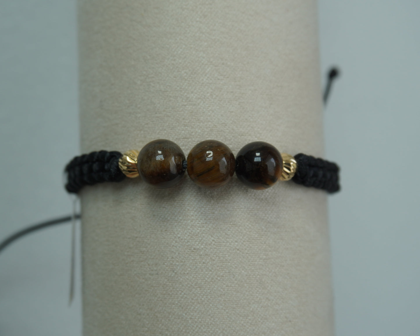 Pulsera Tejida Tigre Oro 18K