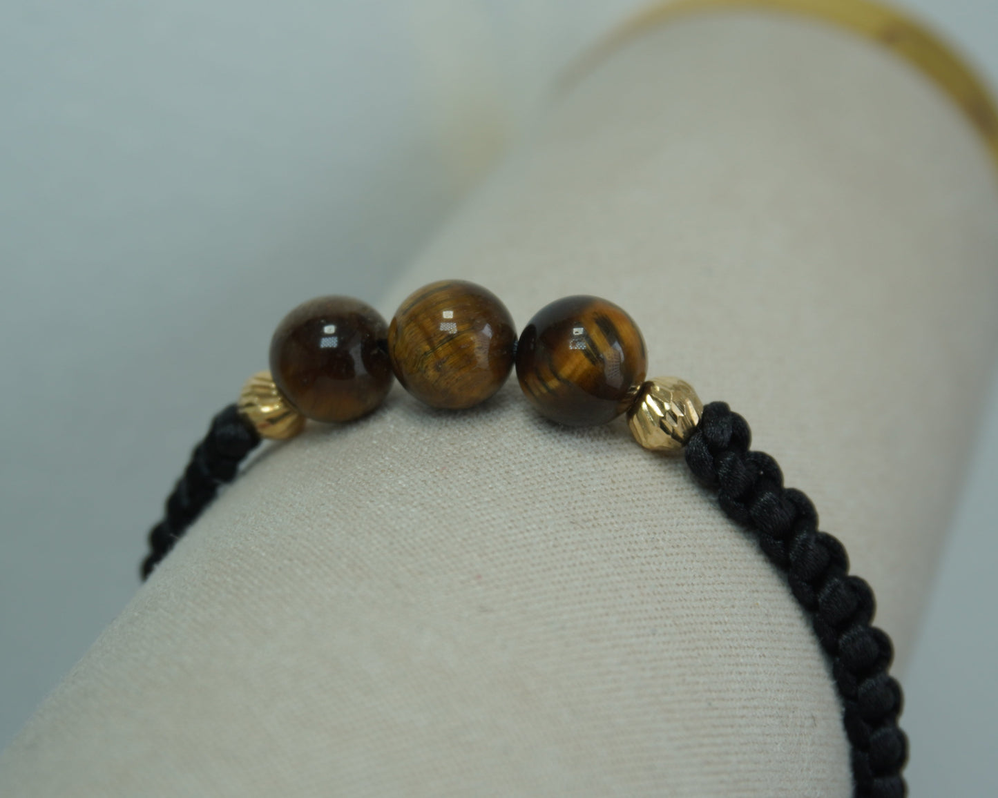 Pulsera Tejida Tigre Oro 18K