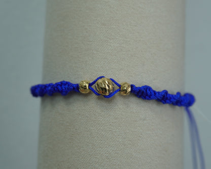 Pulsera Tejida ADN Oro 18k