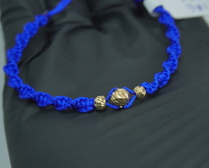 Pulsera Tejida ADN Oro 18k