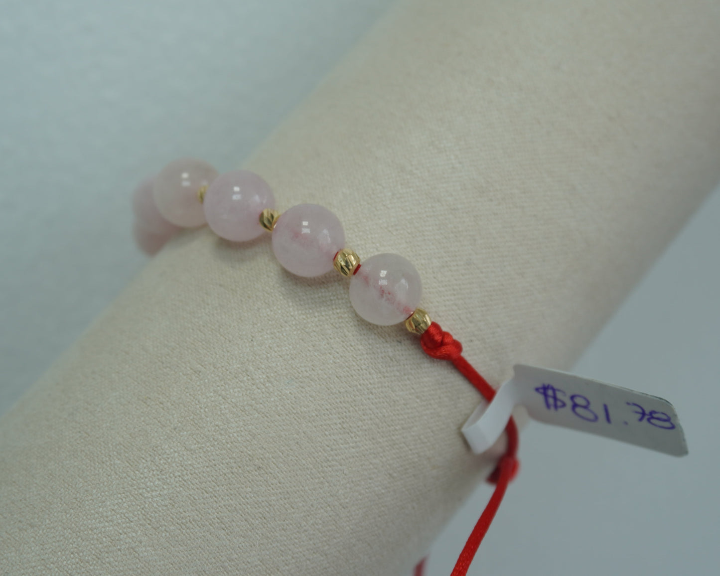 Pulsera Tejida Amor Oro