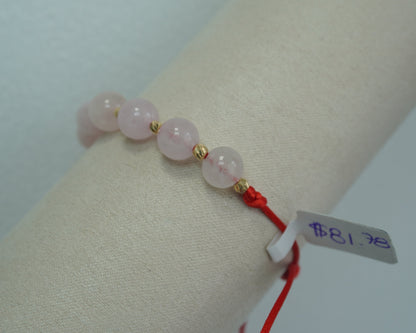 Pulsera Tejida Amor Oro