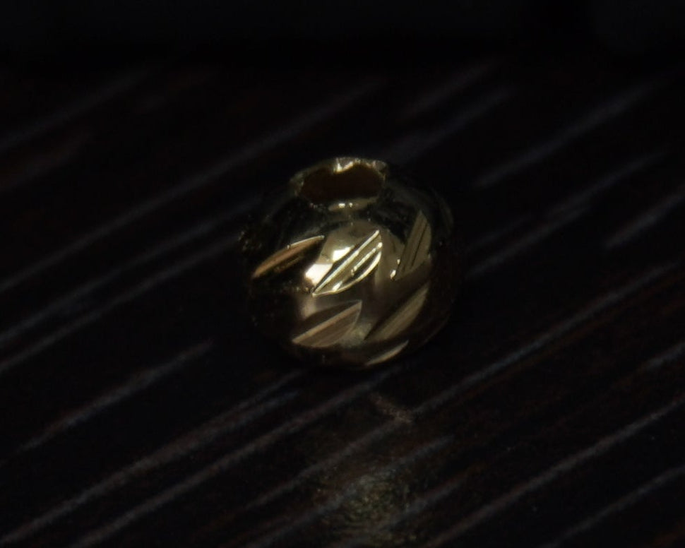 BALINES DIAMANTADOS ORO LAMINADO