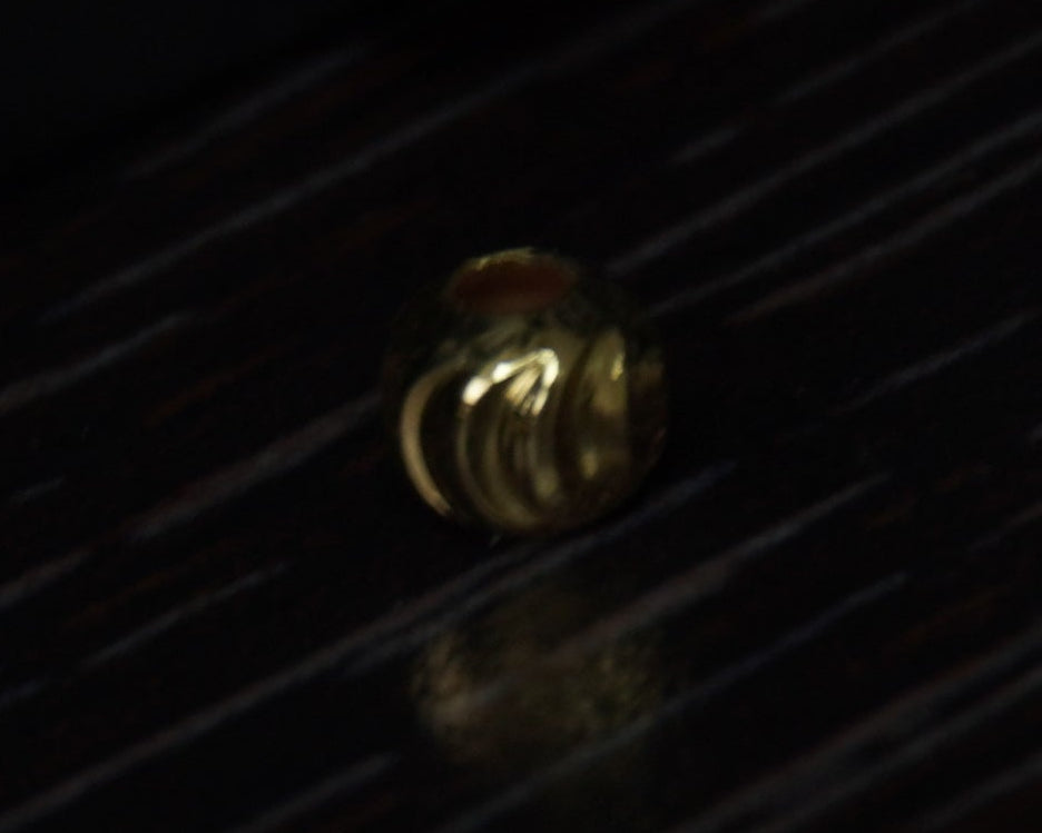 BALINES DIAMANTADOS ORO LAMINADO