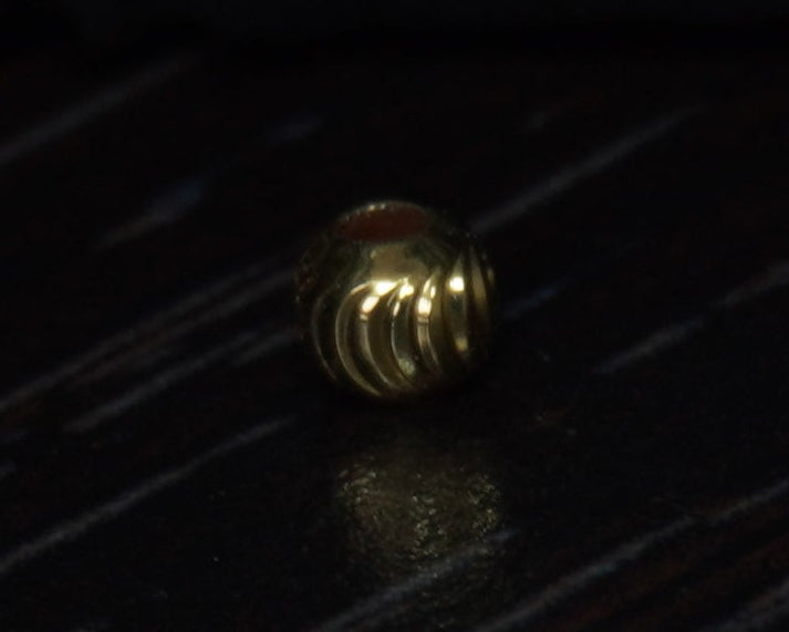 BALINES DIAMANTADOS ORO LAMINADO