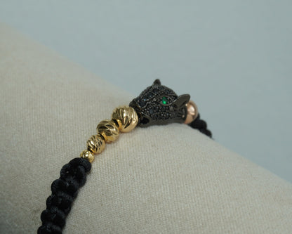 Pulsera Tejida Pantera Élite Laminado