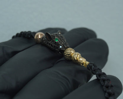 Pulsera Tejida Pantera Élite Laminado