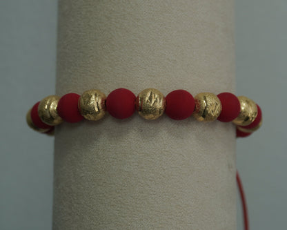 Pulsera Tejida Estrella Laminado