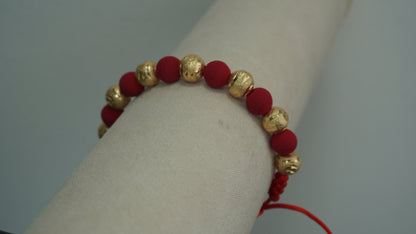 Pulsera Tejida Estrella Laminado