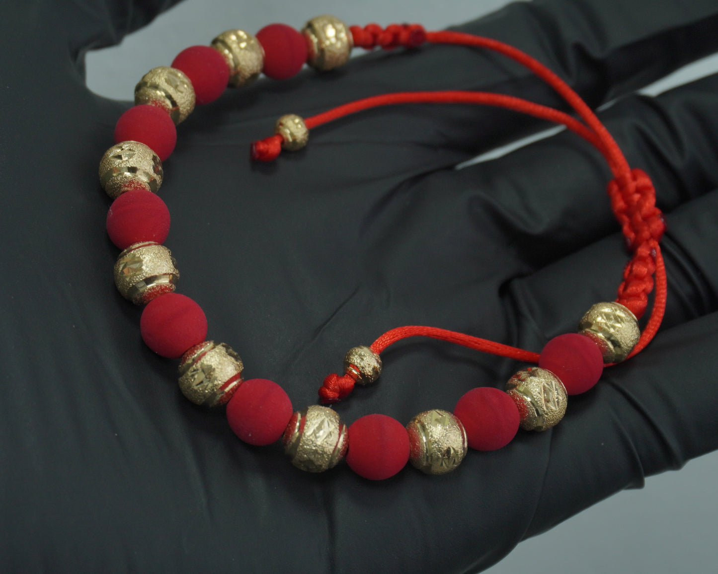 Pulsera Tejida Estrella Laminado