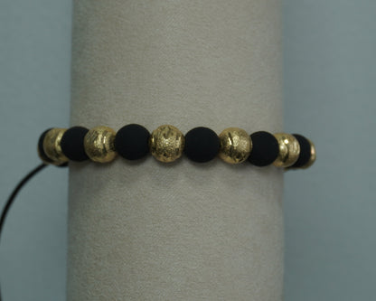 Pulsera Tejida Estrella Laminado