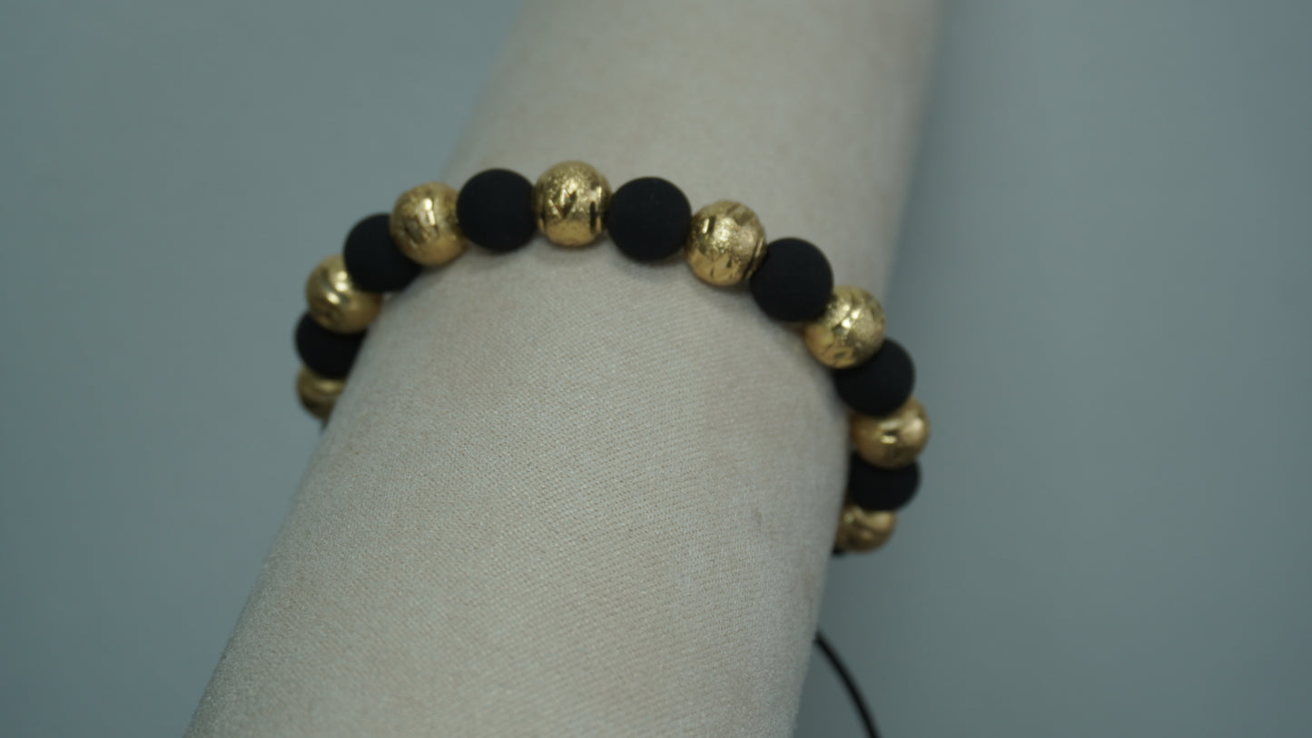 Pulsera Tejida Estrella Laminado